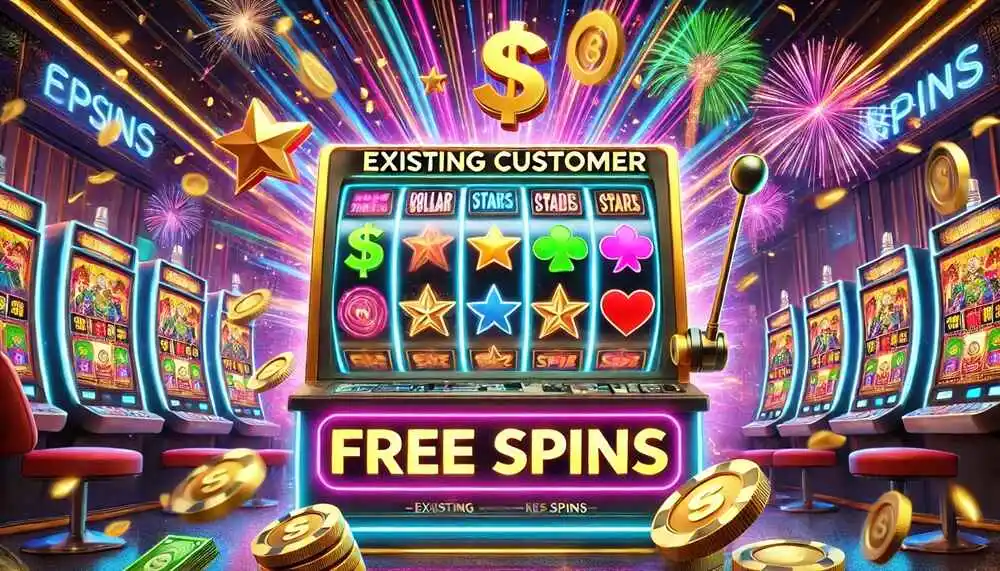 Existing customer free spins bonus