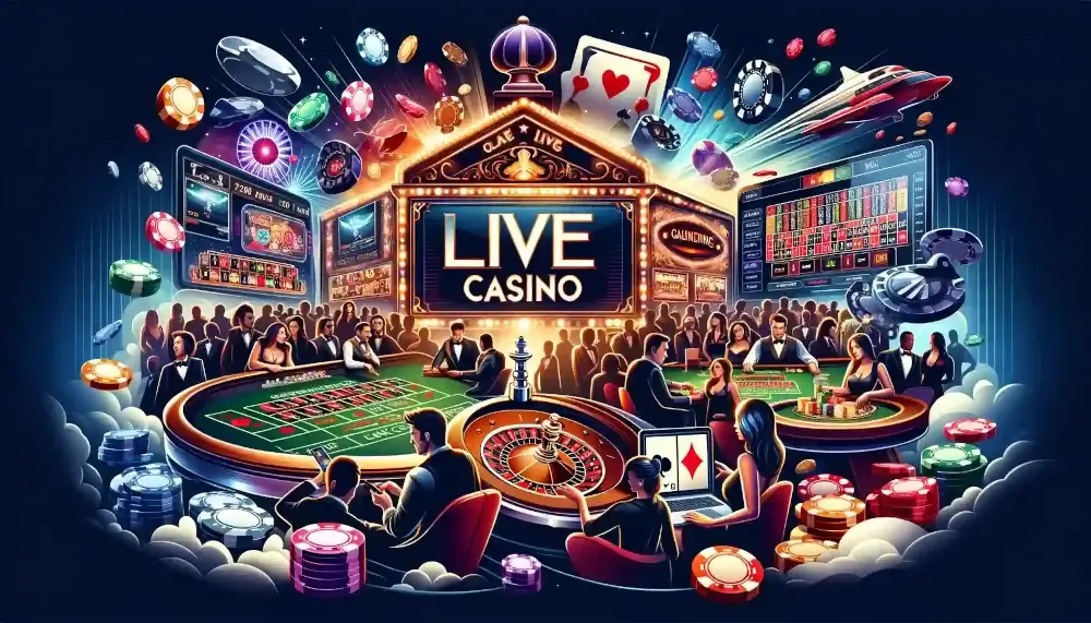 What is a live casino?